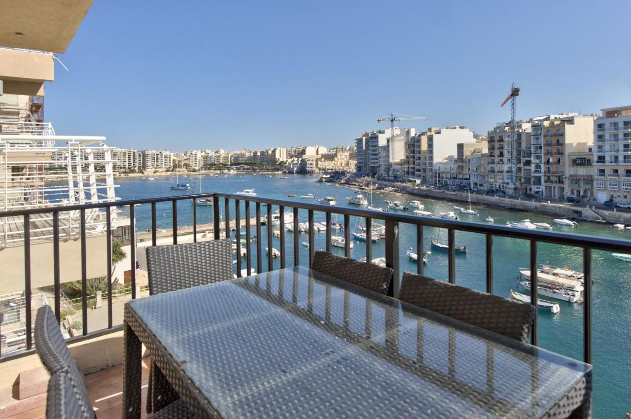 Spinola Court - Stunning Seaview Apartment & Penthouse On Spinola Bay By Shortletsmalta Saint Julian's Ngoại thất bức ảnh