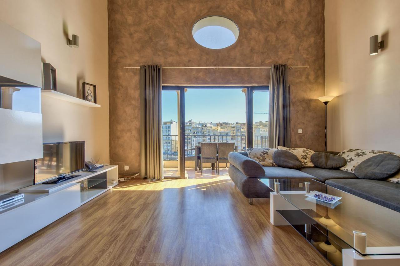 Spinola Court - Stunning Seaview Apartment & Penthouse On Spinola Bay By Shortletsmalta Saint Julian's Ngoại thất bức ảnh