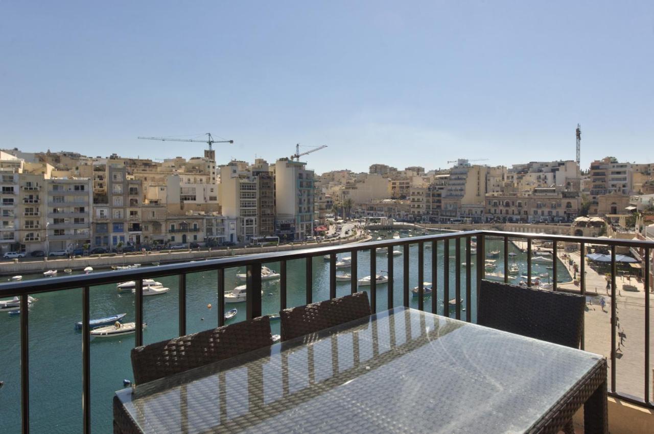 Spinola Court - Stunning Seaview Apartment & Penthouse On Spinola Bay By Shortletsmalta Saint Julian's Ngoại thất bức ảnh