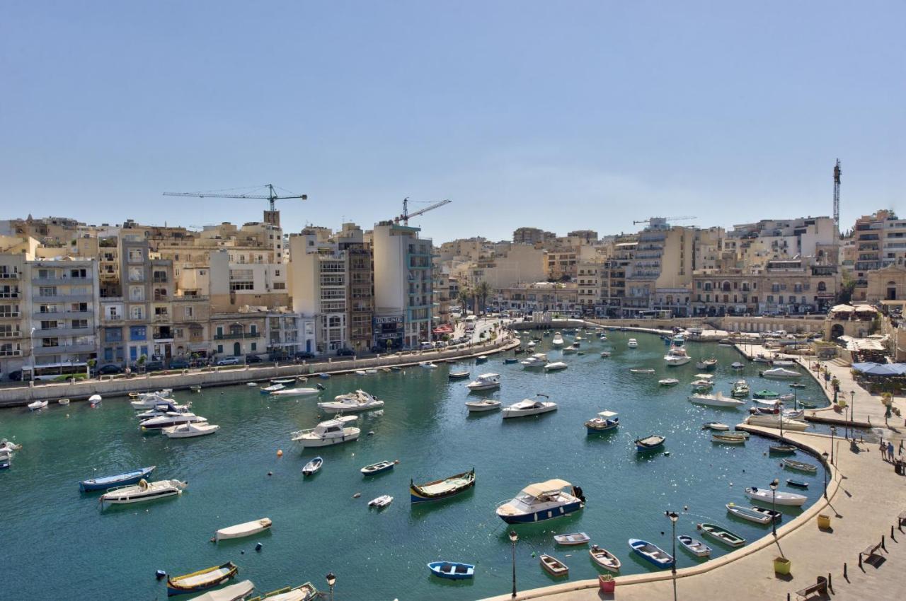 Spinola Court - Stunning Seaview Apartment & Penthouse On Spinola Bay By Shortletsmalta Saint Julian's Ngoại thất bức ảnh