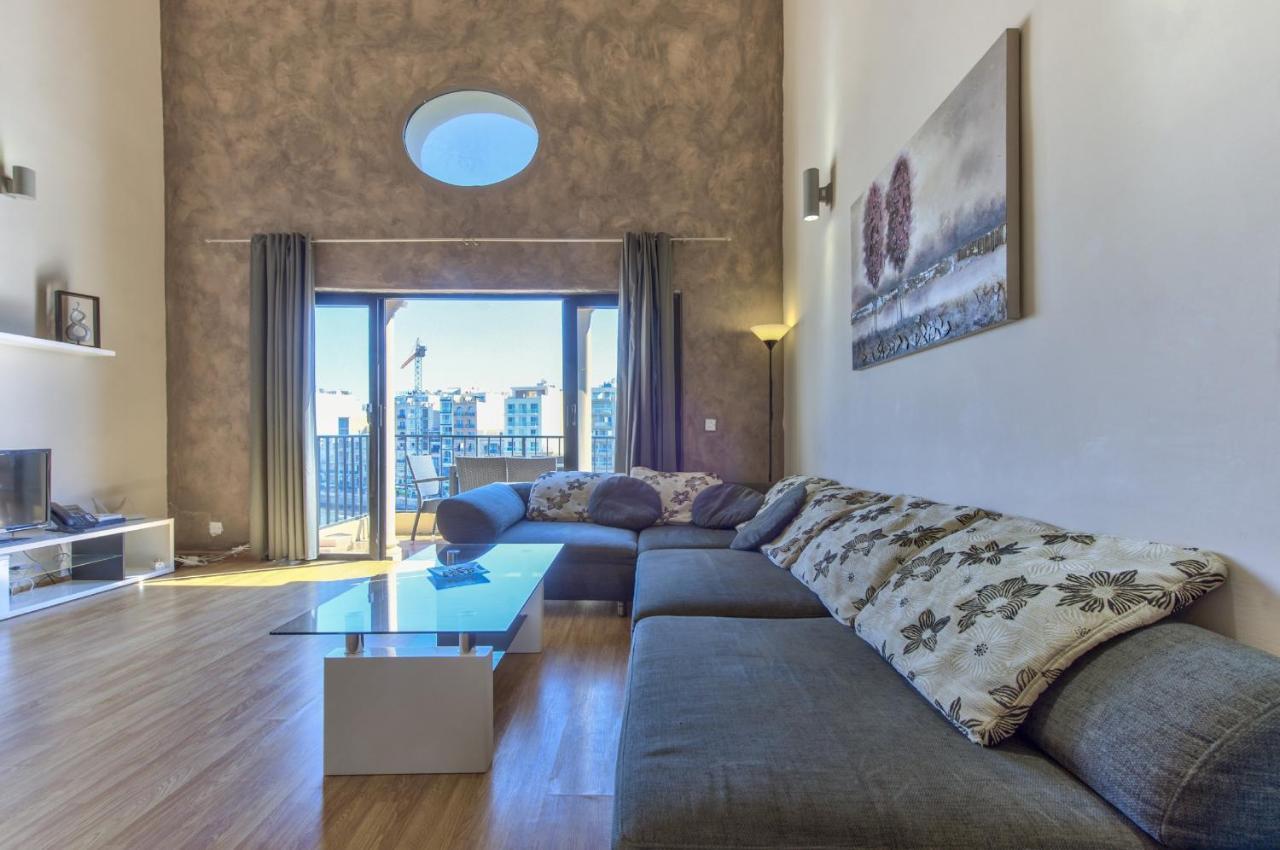 Spinola Court - Stunning Seaview Apartment & Penthouse On Spinola Bay By Shortletsmalta Saint Julian's Ngoại thất bức ảnh