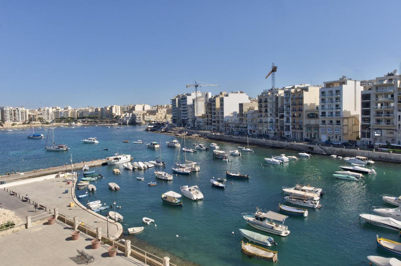 Spinola Court - Stunning Seaview Apartment & Penthouse On Spinola Bay By Shortletsmalta Saint Julian's Ngoại thất bức ảnh